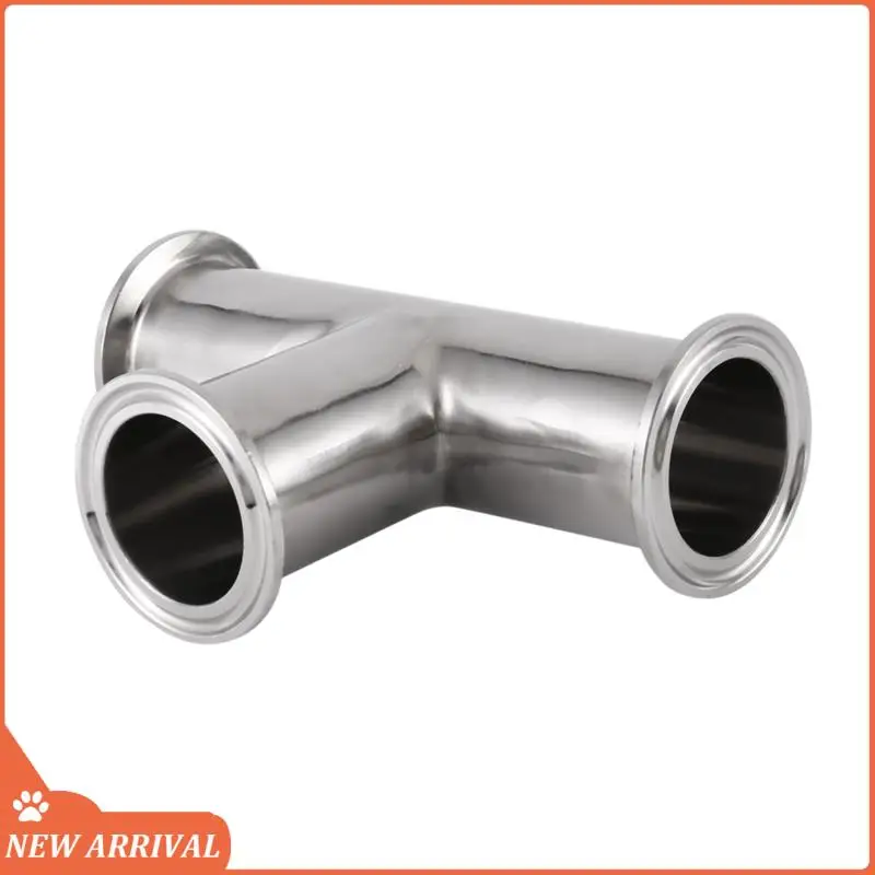 

Emption!4Pcs 1.5Inch 38Mm Sanitary Tri Clamp 3 Way Tee 304 Stainless Steel Sanitary Ferrule Tee Connector Pipe Fitting
