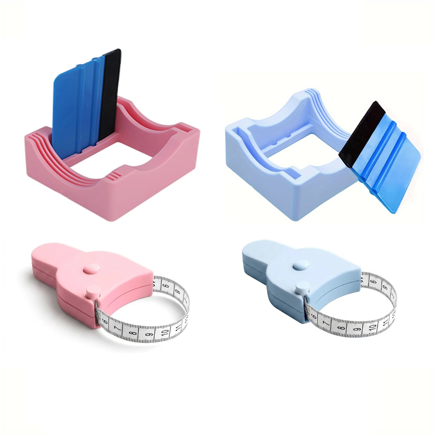1Pc Silicone Tumbler Cup Cradle with Slot Anti-Slip Protective Base Holder Small Cup Stand Pad for Vinyl Decals Tumblers