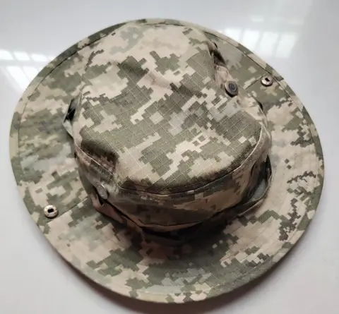 Ukrainian MM14 Camouflage Boonie Cap Man Outdoor Grey Round Hat
