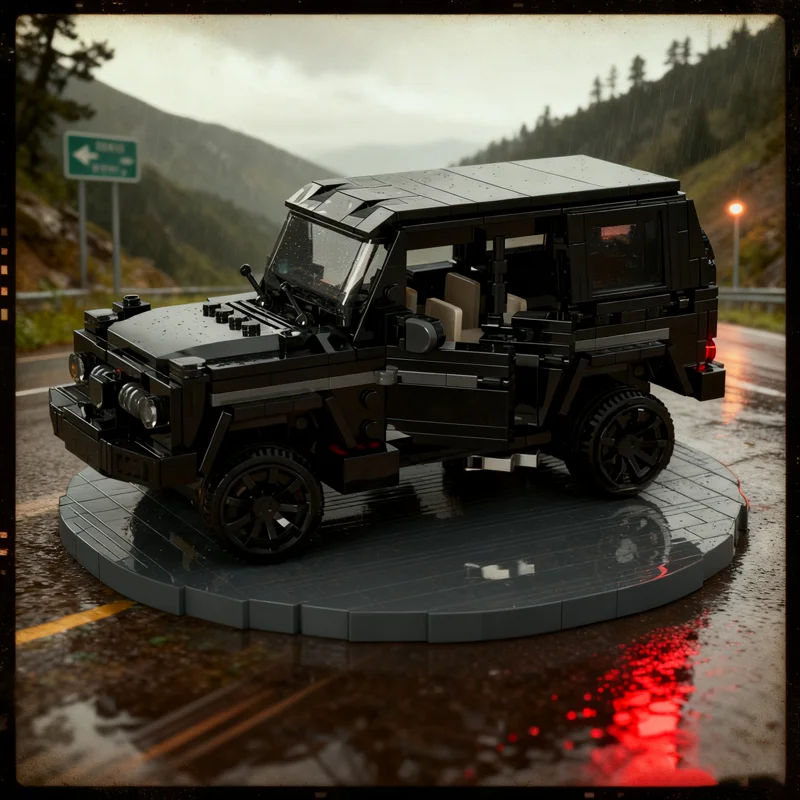 

498 шт. MOC Mod City Champion Mercedesesed G набор городская модель строительные блоки сборка DIY Рождественский подарок идея игрушка образовательный кирпич