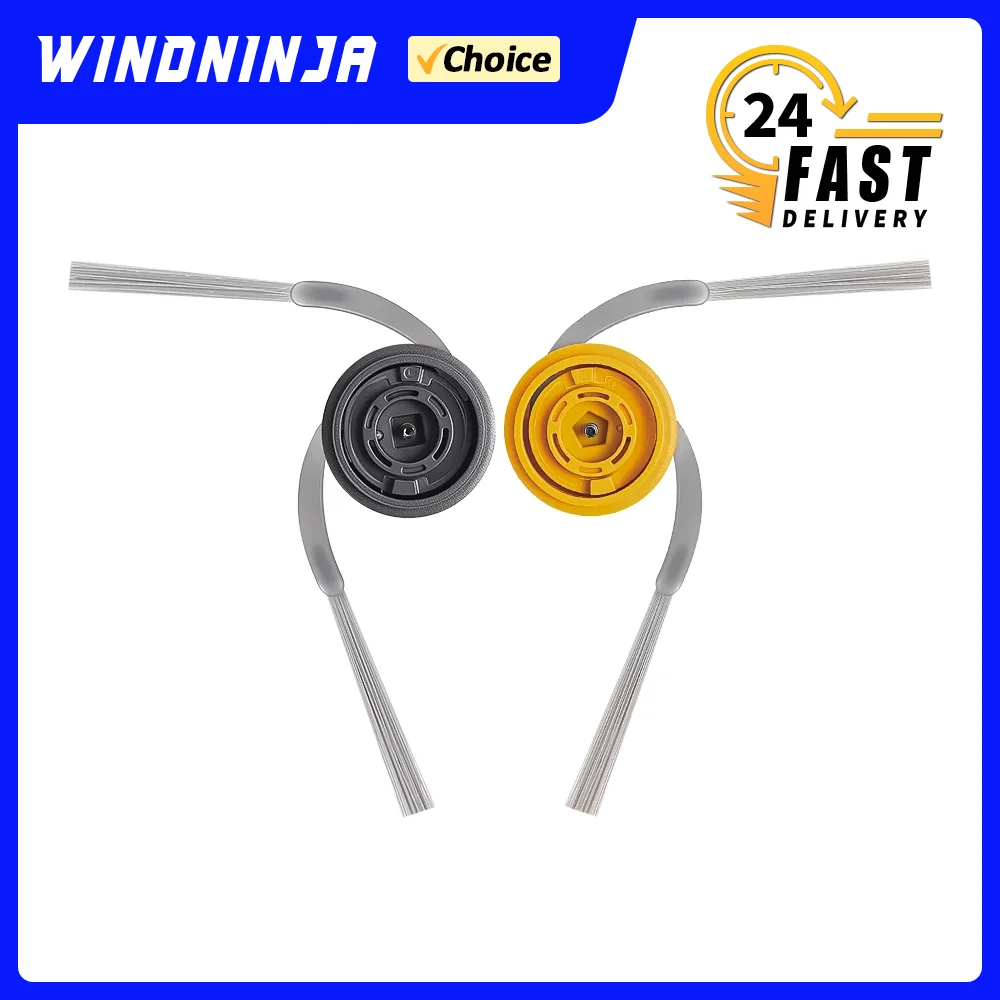 Replacement Edge Brush For Roborock Qrevo Curv 2 Flow Vacuum Cleaner Side Brush Spare Parts P20 Running Water Cleaning Kit