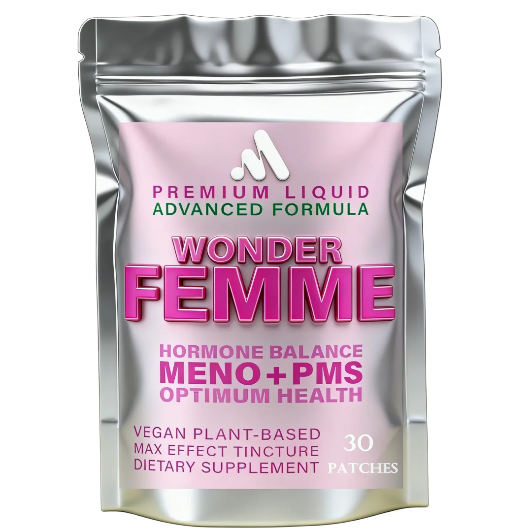 Femme Plant-Based Hormone Clinical Strength Breast Augmentation Supplement, Transdermal Patches Produced 30 Patches