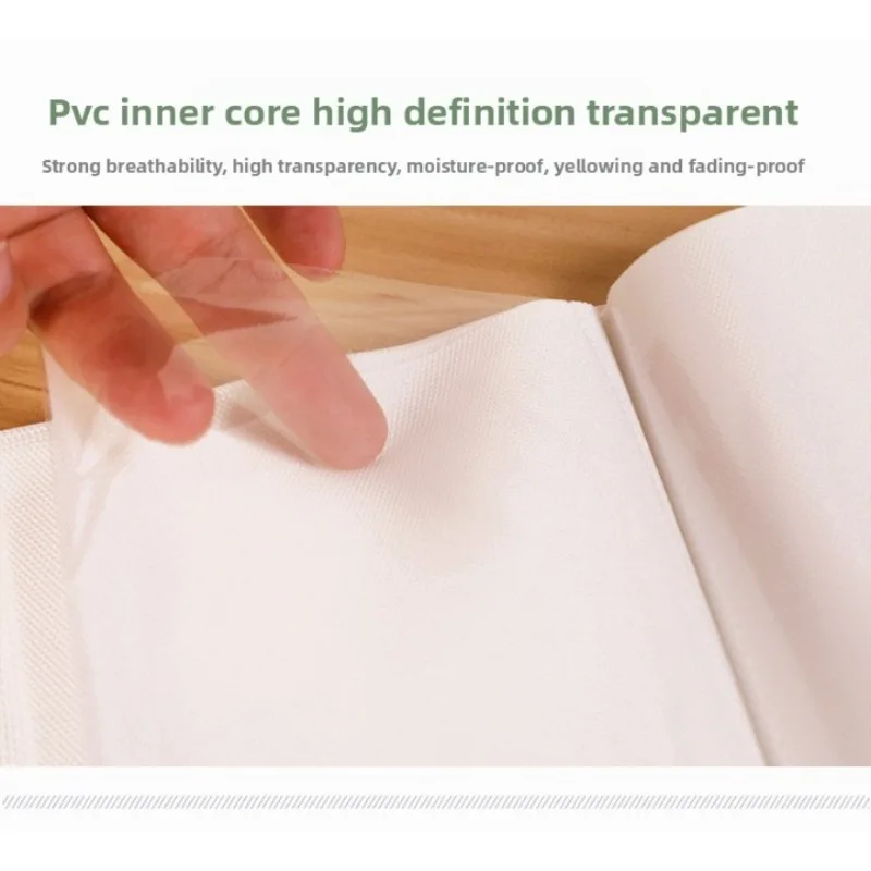 ألبوم صور للأطفال مقاس 6 بوصات، 100 ورقة لحفلات الزفاف، كتب ذاكرة كبيرة، حافظة صور، سجل القصاصات