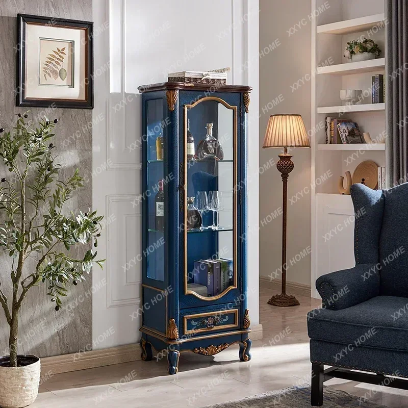 XS  Hot sales  solid wood, living room TV cabinet, dining side locker, glass cabinet single door double door