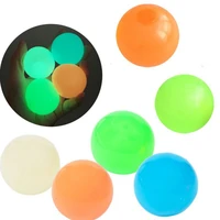 6/12/18 Pcs 4.5cm Fun Luminous Pinch Sticky Balls for Birthday Party Wedding Christmas New Year Party Game Gift Prize Gift Pack 3