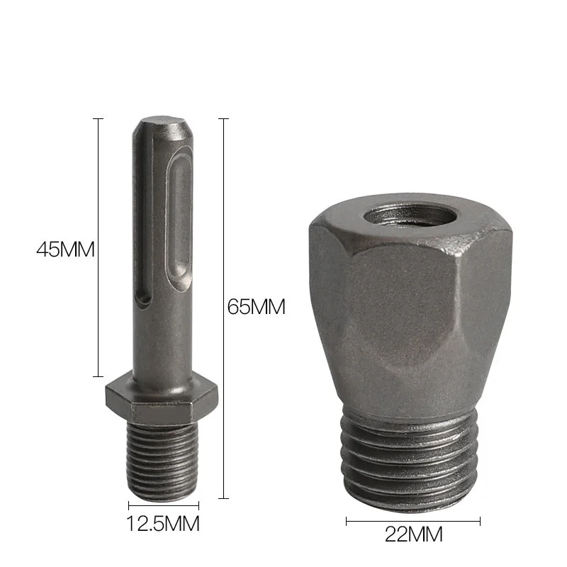 M22 SDS Plus Adapter For Electric Hammer M22 Diamond Core Bit Adapter SDS Arbor Diamond Core Dry Wet Drill BIt SDS Plus Thread