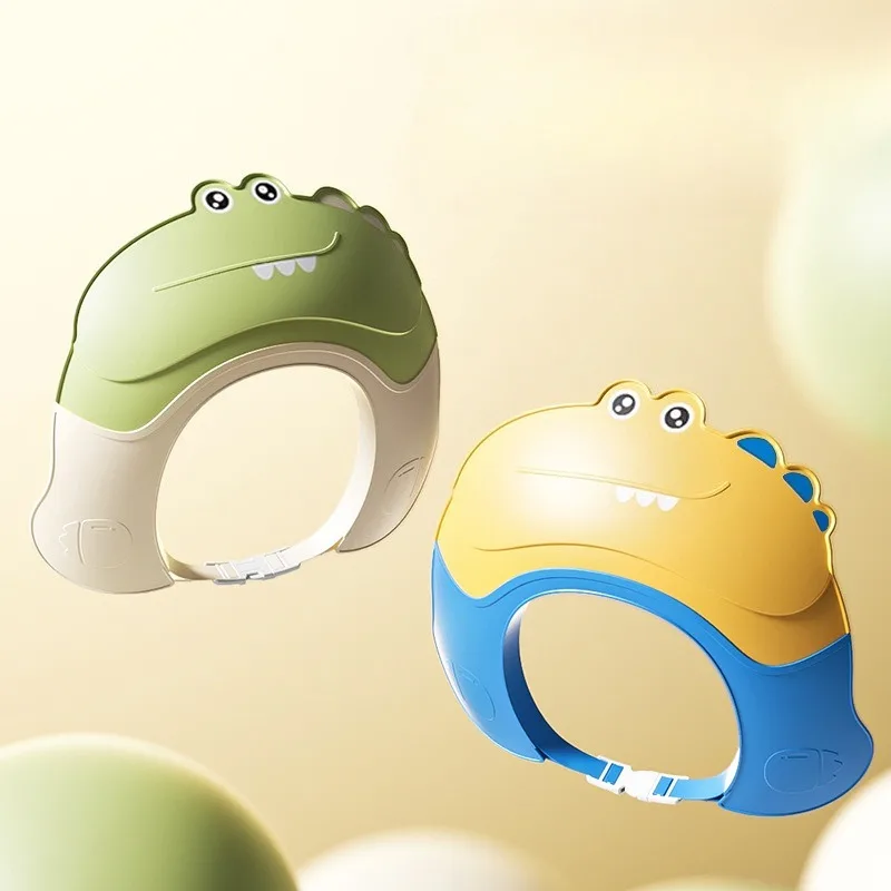 Regulowany ochraniacz na oczy i uszy podczas mycia włosów dla niemowląt – wodoodporny czepek pod prysznic dla małych dzieci