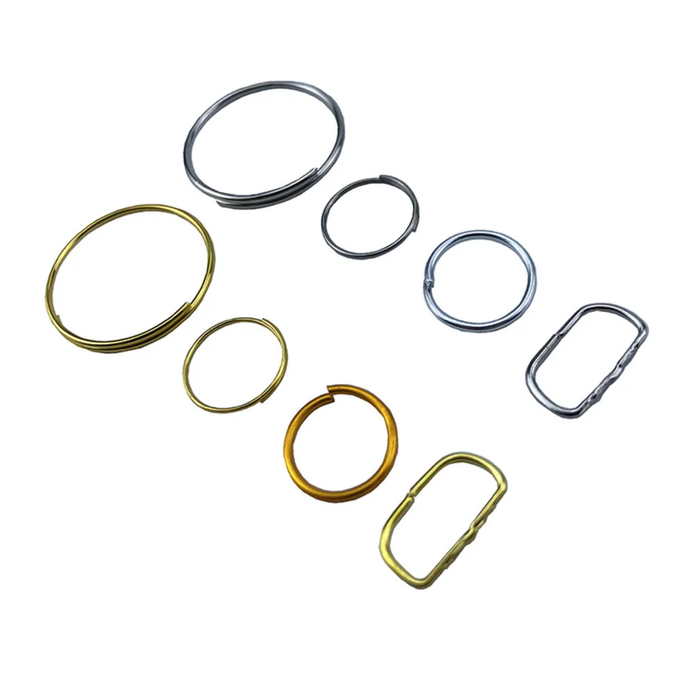 Crystal Lighting Accessories Stainless Steel Wire Ring Connection Hardware Connection Ring Copper Ring Aluminum Pierced Crystal