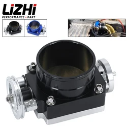 LIZHI - 90MM Billet Aluminum Throttle Body Performance Intake Manifold High Flow Car Accessories 3.5
