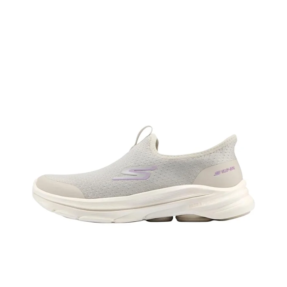 Skechers Go Walk 8 Comfortable And Lightweight Breathable Support Rebound Walking Shoes Women's Beige 125933-NAT