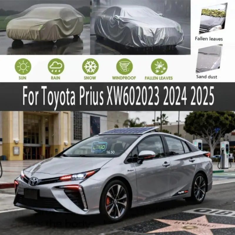 

For Outdoor Protection Full for Toyota Prius XW60 2023-2025 Waterproof Dustproof Snow Cover Sunshade Car Covers