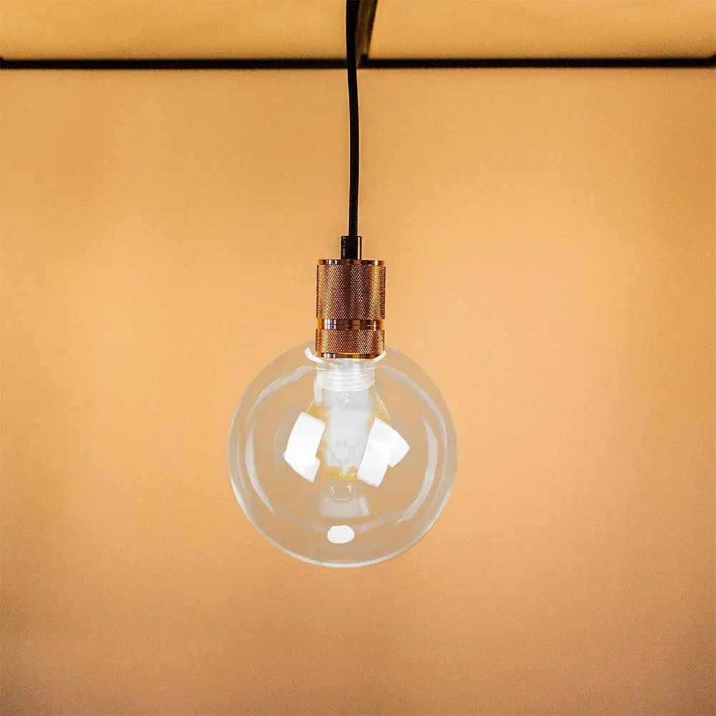 Lamp Post Lampshade Chandelier Linen Flush Mount Ceiling Light Glass LED for Pendant