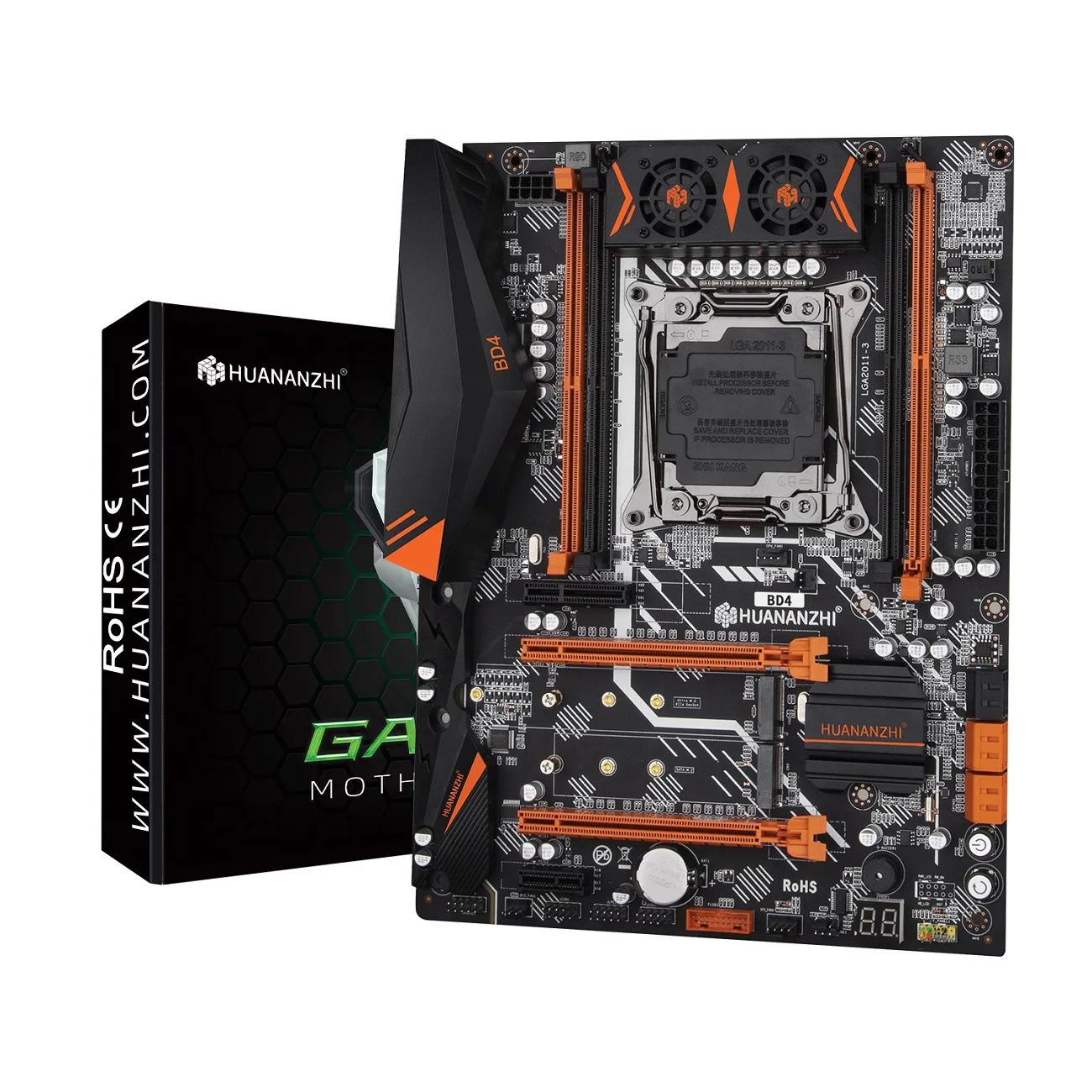 Imagem -03 - Lga 20113 Motherboard Grupo Intel e5 2678 v3 2x8g Ddr4 Kit de Combinação de Memória Não Ecc Nvme Ngff Huananzhi-x99 Bd4