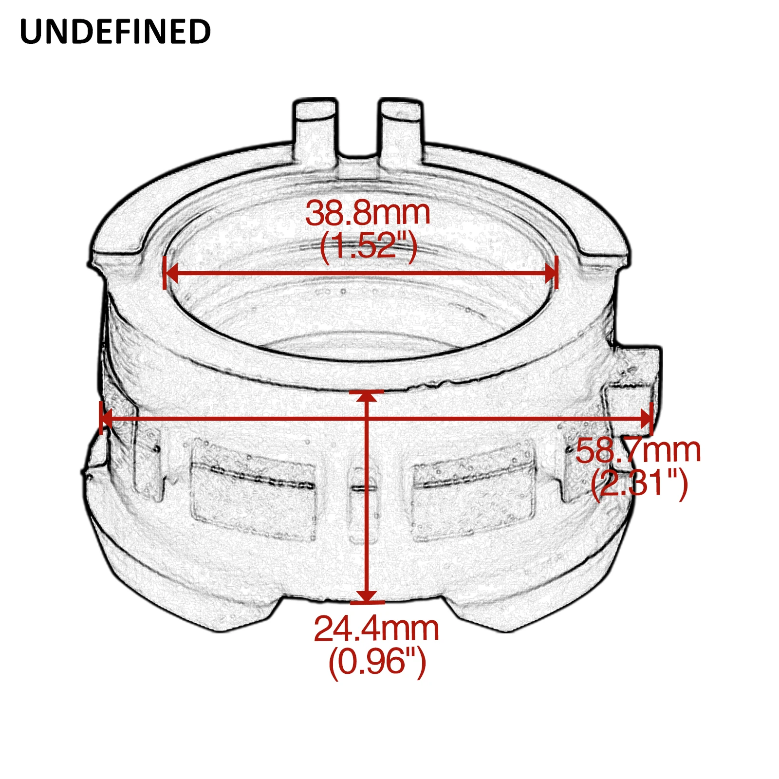 Carburetor Intake Manifold Insulator Boots for Honda VF700 VF750