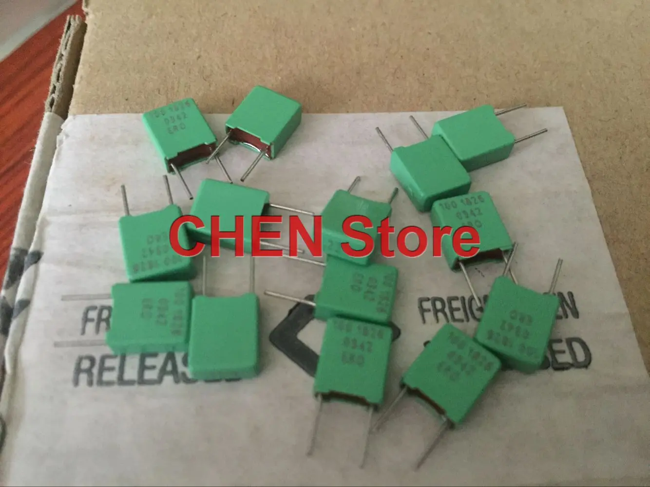 20PCS/50PCS ERO MKT1826 224/100V 10% P5MM green Audio film capacitor ERO1826 0.22uF/100V Copper MKT 1826 220NF 100V 224