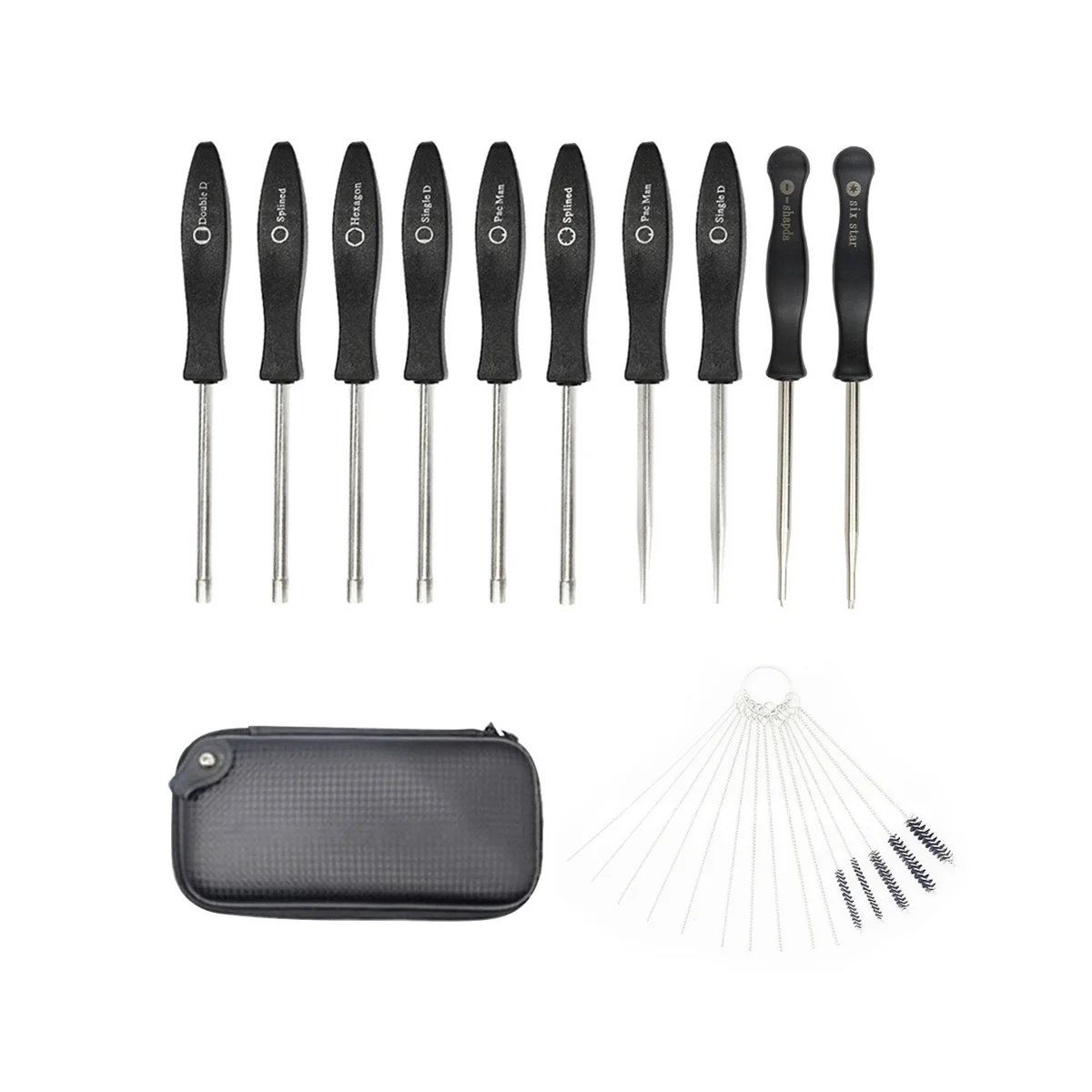 

Motorcycle Chainsaw Lawn Mower Carburetor Special Screwdriver Ten-Piece Set Repair Tools