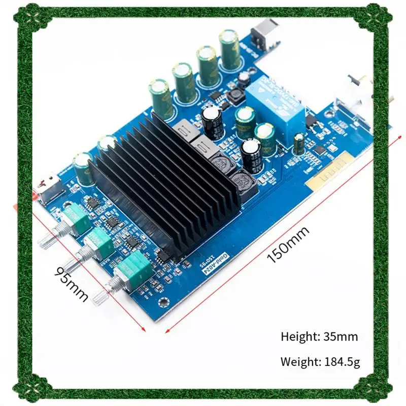 Consegna in 24 ore TPA3255 HIFI Classe D Scheda amplificatore di potenza digitale Subwoofer da 600 W Regolabile a bassa frequenza DC 19 V-50 V