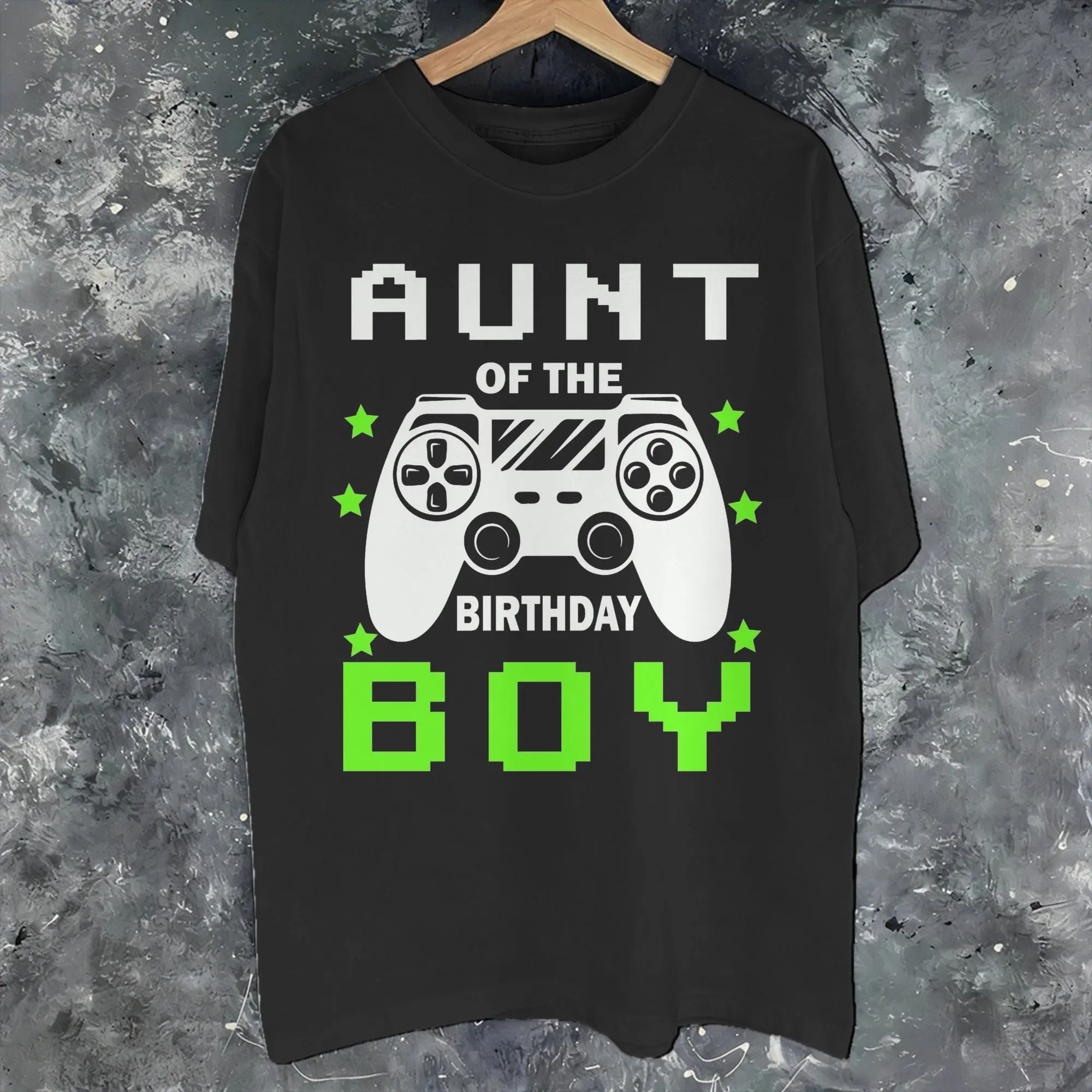 Printed Birthday Boy Time to Level Up T Shirt For Unisex Gamer Girl Boy Pure Cotton Tee Shirt Short Sleeve Clothing