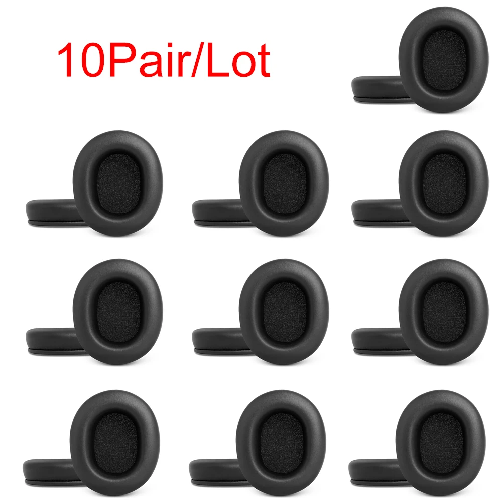 

Earpads Replacement For Sony MDR-7506 MDR-V6 MDR-CD900ST Monitor Headphones Ear Pads Cushions With Upgraded Leather 10Pair/Lot