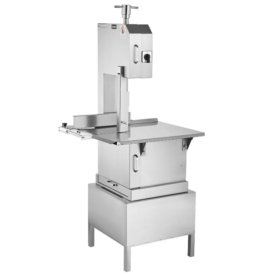 

Commercial Electric Meat Bandsaw 2200W Stainless Steel Vertical Bone Sawing Machine Workbeach 24.4 x 20.5 0.168.7 Inch Cutting