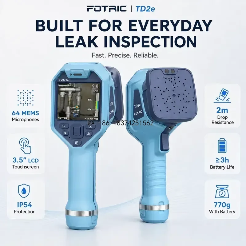 Wmwmnu for TD2e Ultrasonic Acoustic Imaging Factory Leak Detection Electrical Partial Discharge Maintenance