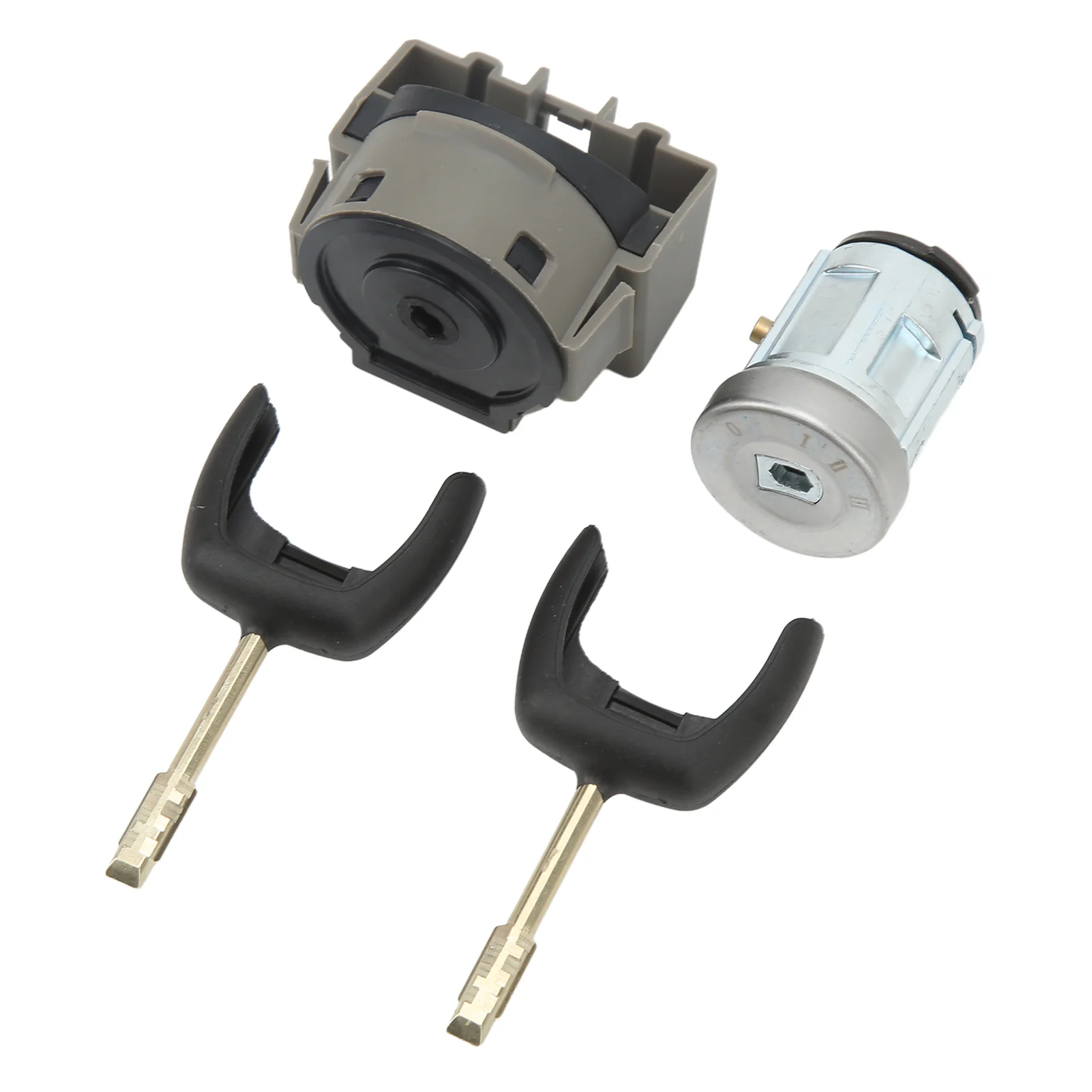 Ignition Starter Switch 98AB11572BG Engine Key Cylinder Set Replacement for Ford Transit MK7 2006‑2013