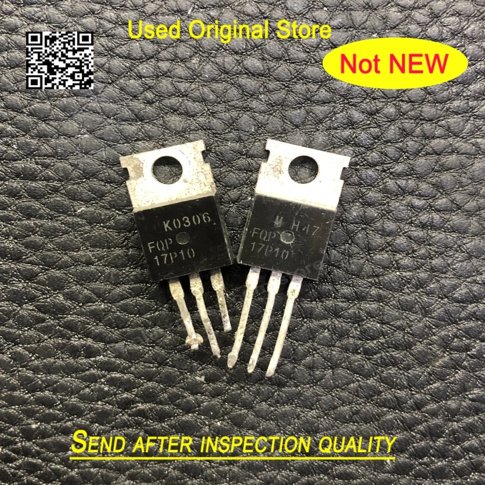 Used  1pcs FQP17P10 17P10 17A 100V TO-220 In Stock Original disassembly