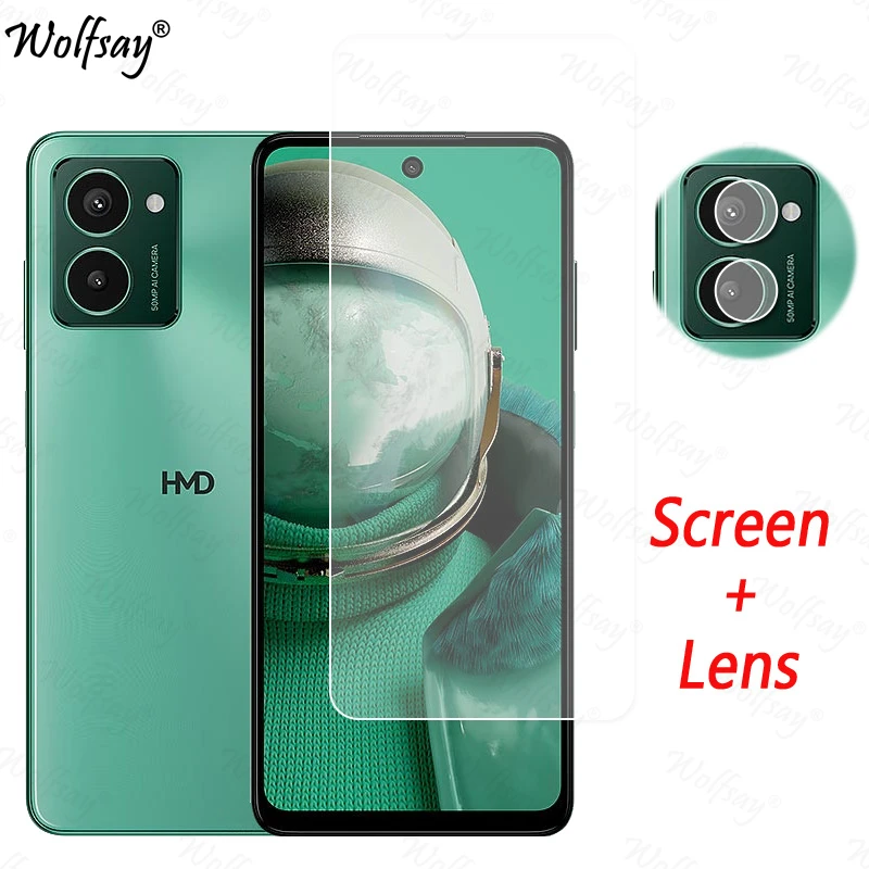 Camera Len Protector For HMD Pulse Pro Screen Protector Tempered Glass For HMD Pulse Pro Glass For HMD Pulse Pro Glass 6.65 inch