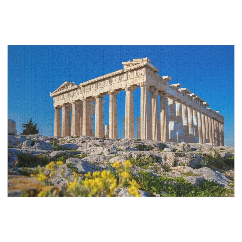 

Magnificent Athens Acropolis Jigsaw Puzzle Custom Name Child Toy Personalized Photo Gift Wooden Decor Paintings Baby Toy Puzzle