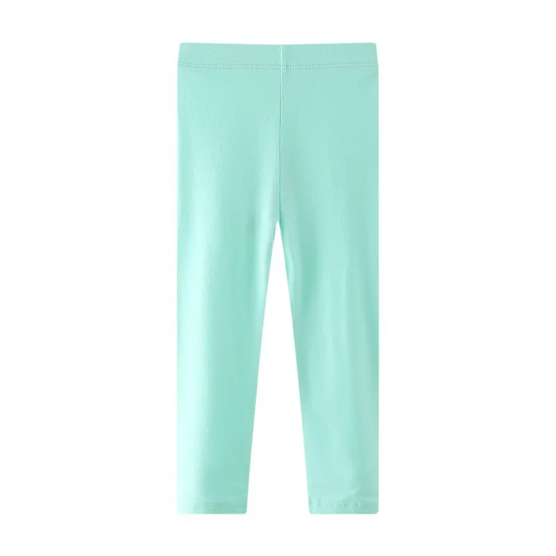 Zeebread-mallas lisas para niña, pantalones pitillo a la moda, color liso, 2-7T, para otoño y primavera