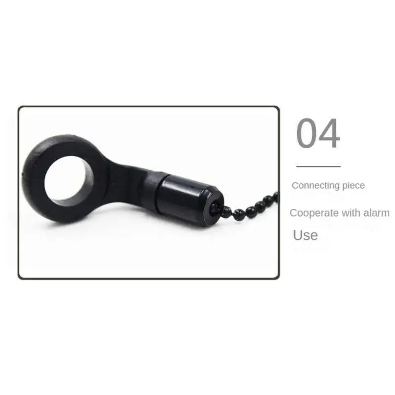 1 قطعة إنذار الصيد مقلاع الصلب سلسلة الصلب الألومنيوم مجموعة مقلاع الكارب الصيد مؤشر 4 اللون دغة إنذار أدوات الصيد