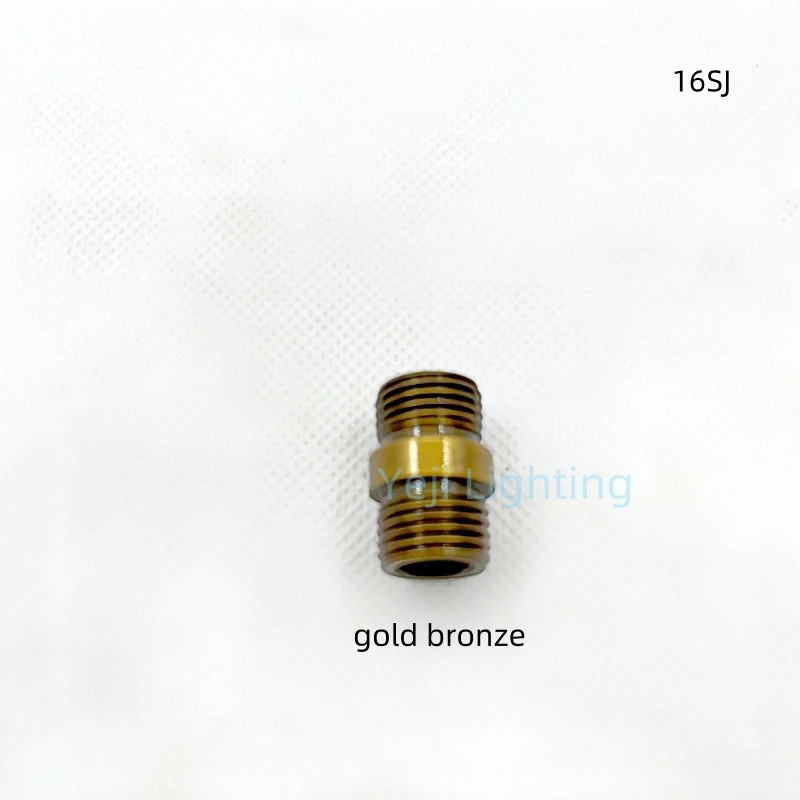 M16 Thread Pipe Adapter M16 Lamp Tooth Tube Adapter Wall Lamp Floor Light Tube Connector Iron Tube Connection Both Size Thread