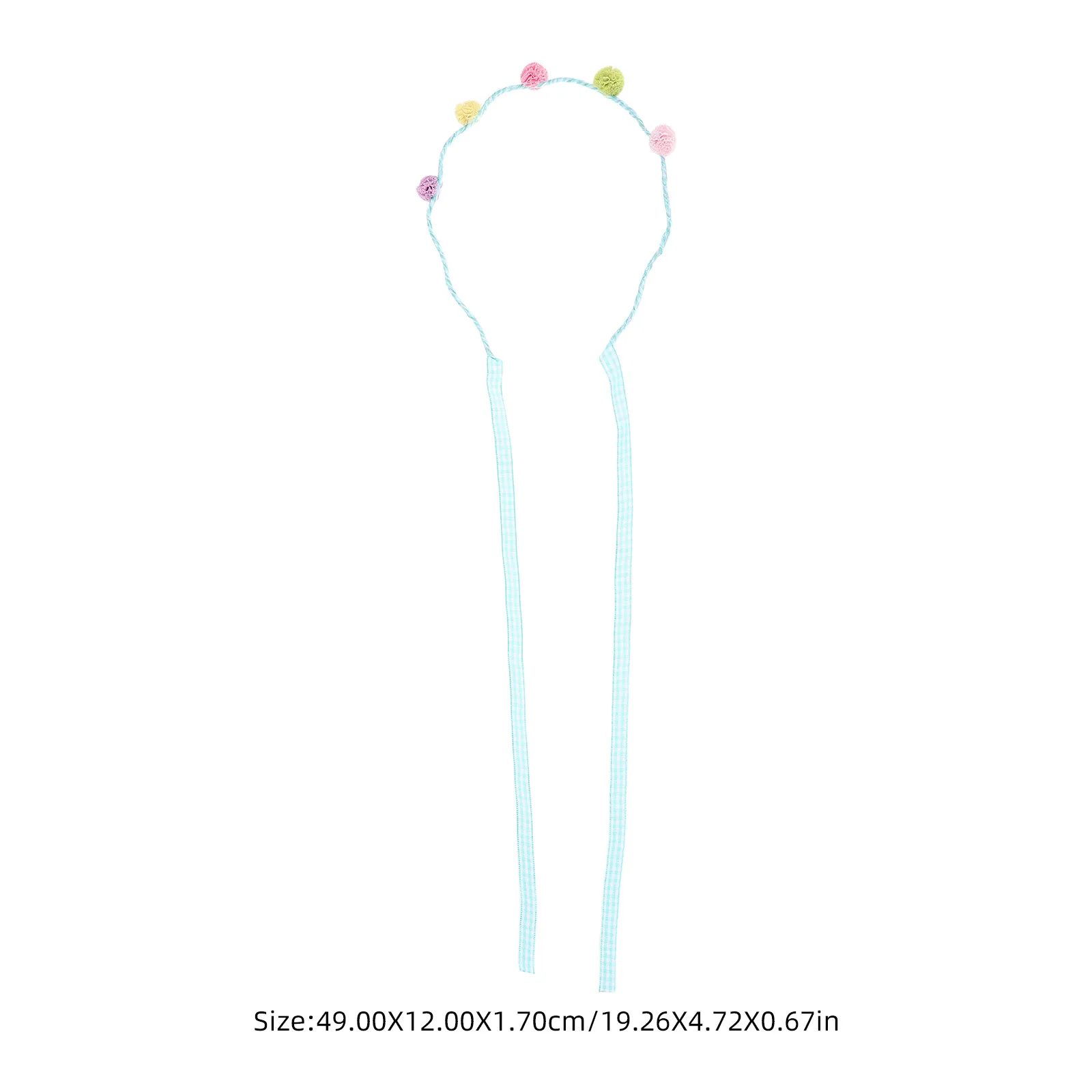 

4 шт. повязки на голову, энергичная повязка для волос для девочек, помпон, декоративная весенняя одежда, удобные стильные модные детские карнавальные прически