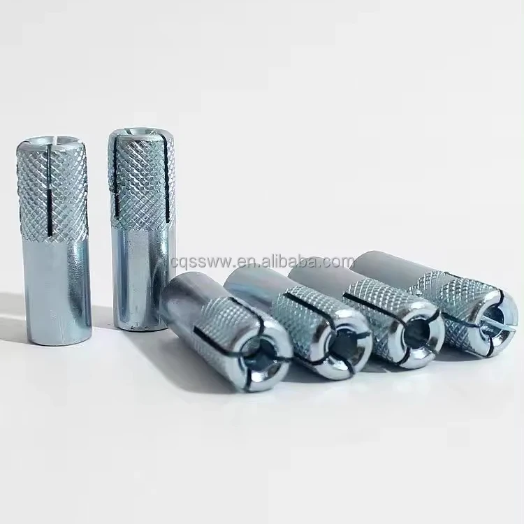 亜鉛メッキ拡張ナット、挿入アンカー、建設ネジ