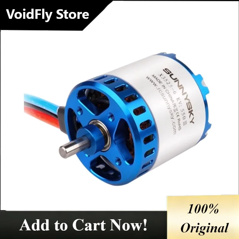 VoidFlySunnysky X3525 50E 3D 3A Standard Power Brushless Motor For RC Aircraft Model