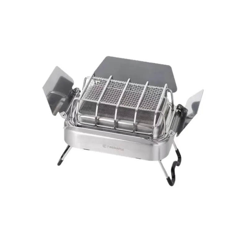 Foldable Camping Stove Tripod Stand Windproof Portable Outdoor Burner Elevated Support Bracket
