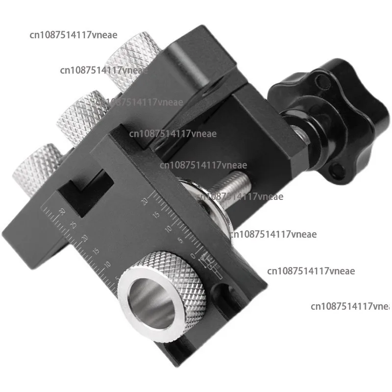 Woodworking Three-in-One Puncher Round Wood Tenon Connector Center Hole Locator Furniture Splicing Installation Tool