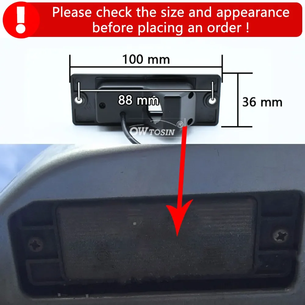 AHD 1920x1080P Car Fisheye Camera For Mitsubishi Pajero Sport/Montero sport MK1 1996-2008 Car Backup Reverse Parking Monitor