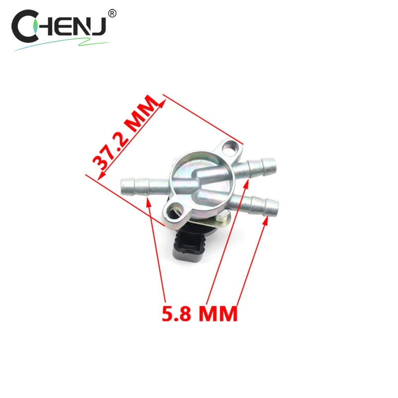 1pcs For E-Ton Lightning 50 40cc 50cc 90cc Polaris Motorcycle ATV Dirt Pit Bike 3 Way Fuel Tank Tap Pocket Cock Valve Switch