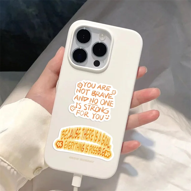 10/30/50PCS Cartoon Dromerige Inspirerende PVC Sticker Esthetische DIY Decoratie Scrapbooking Briefpapier Hand Accounting Levert