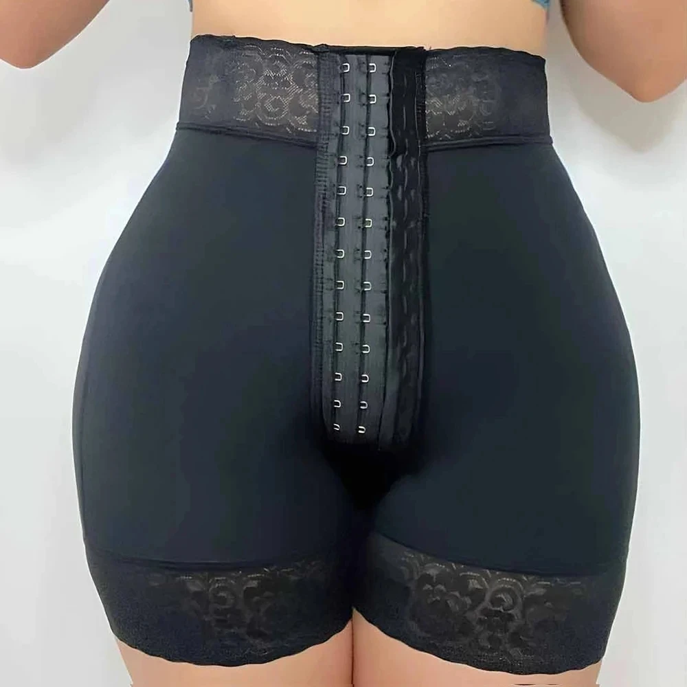 Fajas Colombian Girdle Waist Trainer Double Compression BBL Shorts Tummy Control Sheath Slimming Flat Stomach Modeling Belt