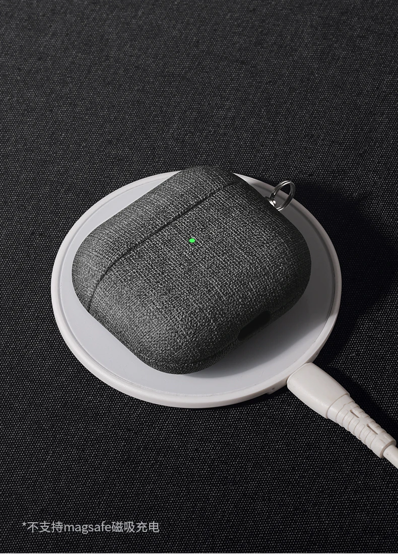 Stoffhülle für AirPods Pro 2, Hülle für AirPods 4, 3, AirPods 1/2, Bluetooth-Kopfhörer-Zubehör, Schutzhülle für Geräte ﻿ – Detail 4