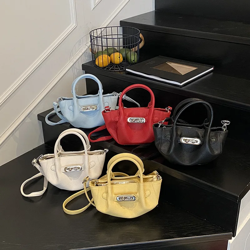 

‌2025 New Luxury Minimalism Top Handle Shoulder Bag Vintage-Inspired Women's Day to Night Purse Versatile Clean Lines Tote