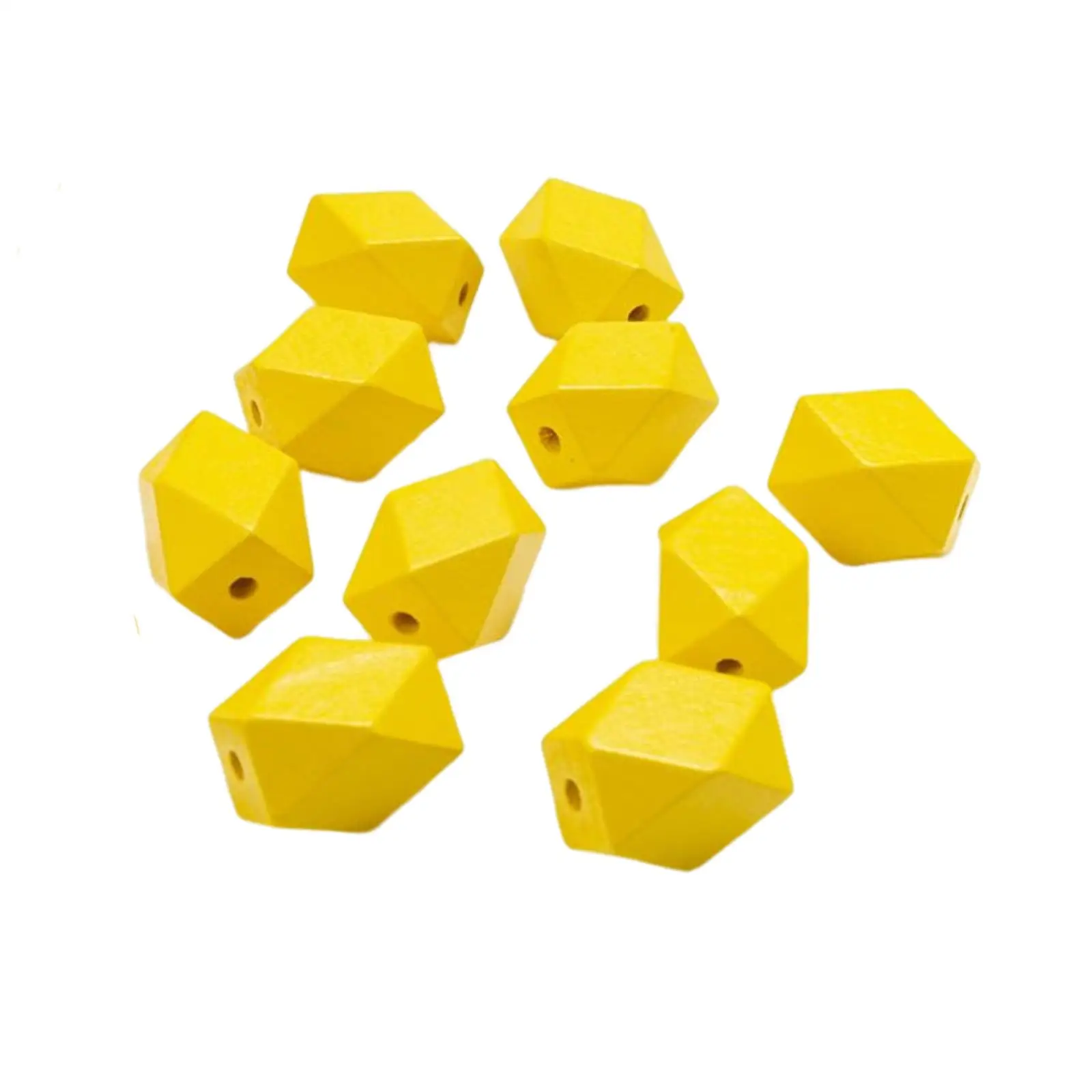 10 pcs wooden beads decoration for jewelry garland farmhouse party ornaments