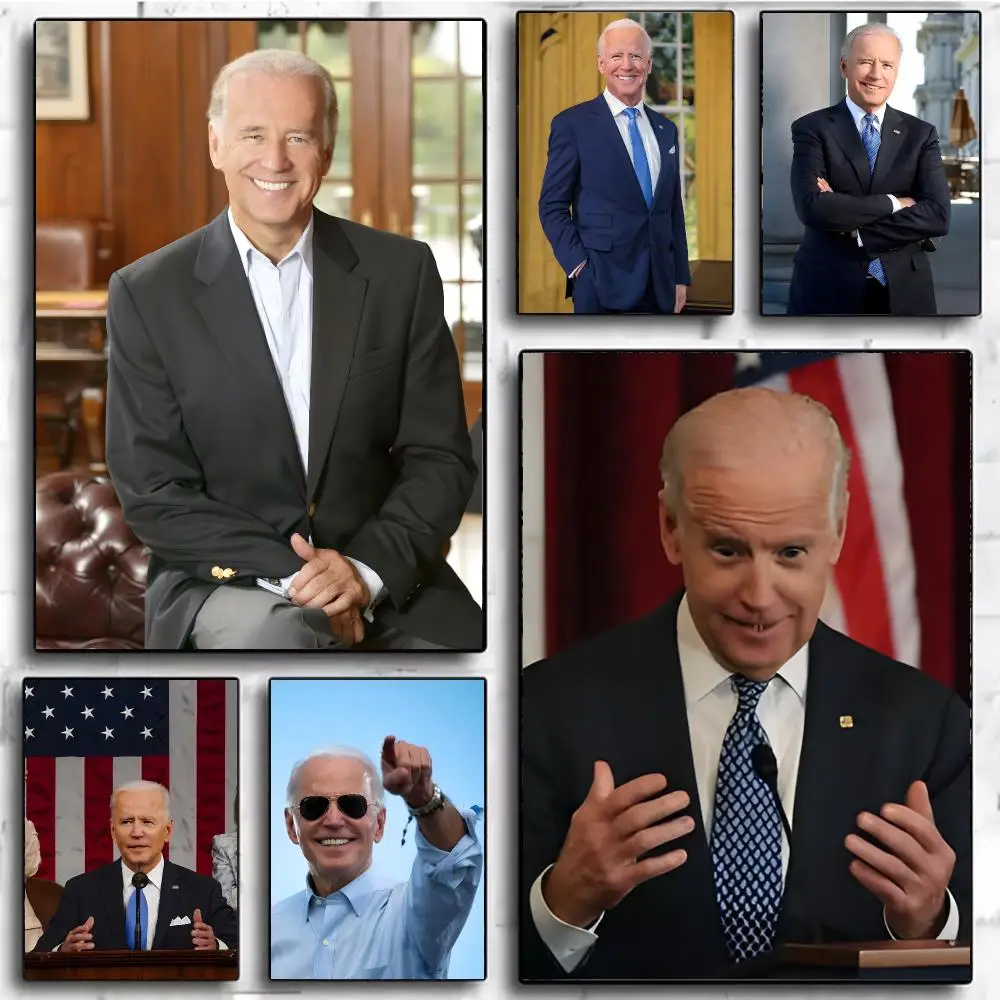 Political Figure Joe Biden Poster Modern Home Decor & Interior Design | Wall Art Collection