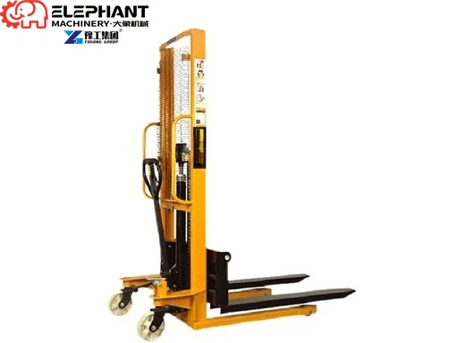 2 Ton Semi Electric Stacker Light Duty Compact Design Factory Pallet Stacker