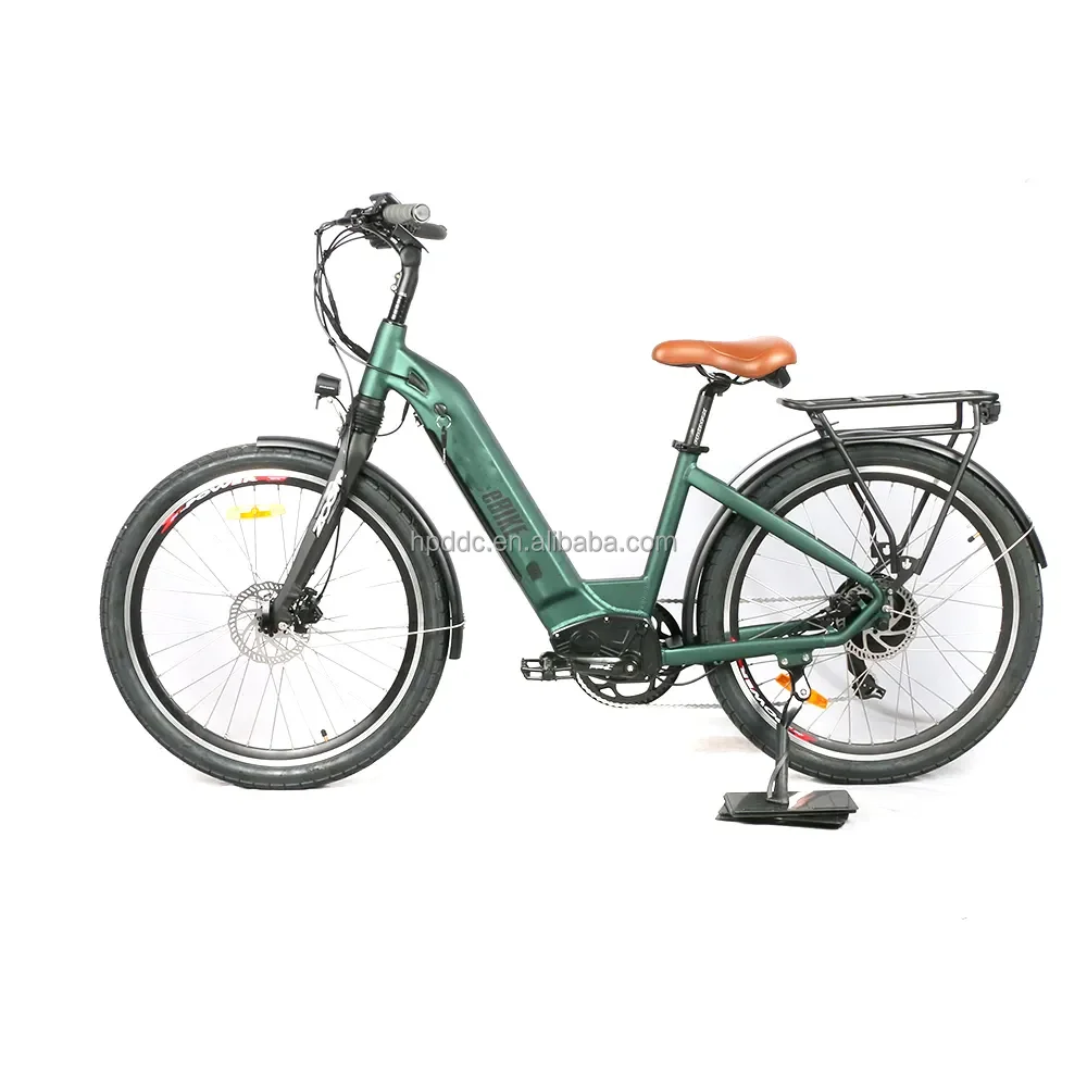 Wholesale Green Electric Bicycles 45km/h Max Speed & 40 - 80KM Long - Lasting Range E Bikes Big Discounts for Large Orders