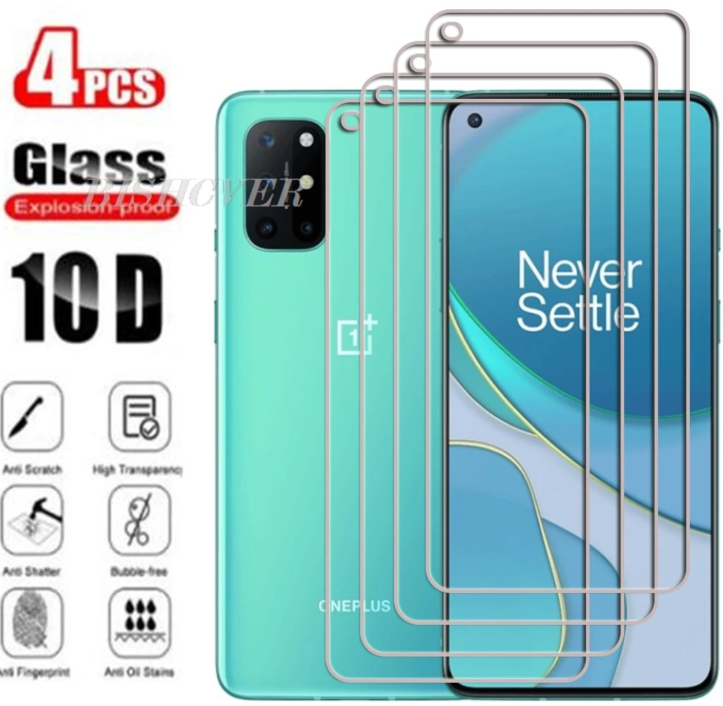 4 шт. закаленное стекло для OnePlus 8T 6,55 