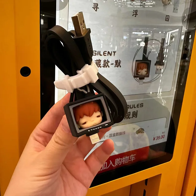 POP MART Hirono Mime Series Blind Box Surprise Mystery Box Figurine d'action mystère pour la maison, cadeau mignon