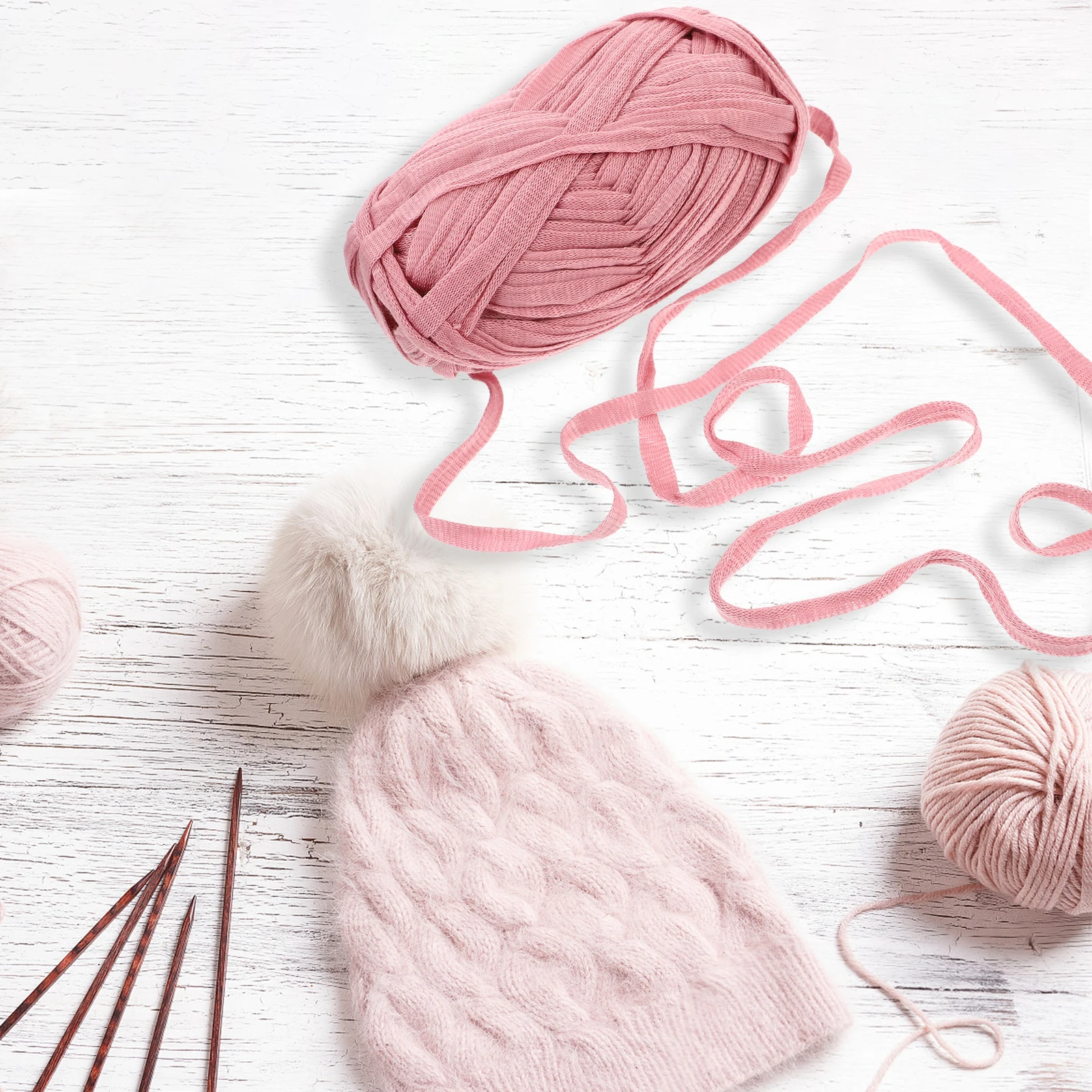 

Flat Braided Cloth Thread Cotton Lace Rope Acrylic Cord Durable Elastic Bands Natural Diy Craft Rope Bright Color